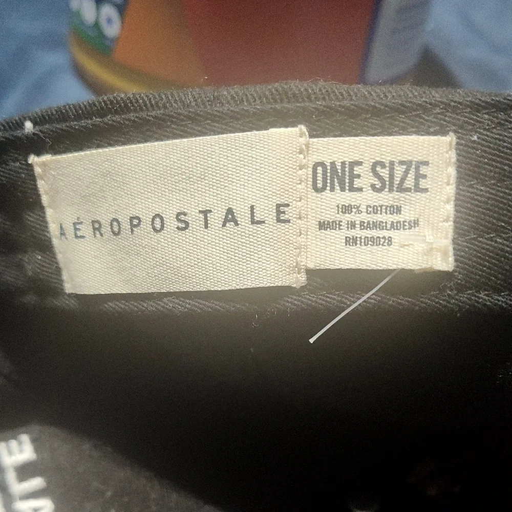 Aeropostale Black Cap with Blue 87